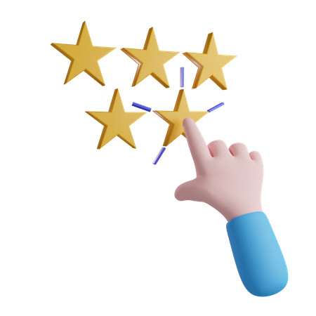 Five Star Review  3D Icon