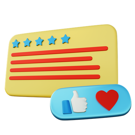 Five Star Review  3D Icon