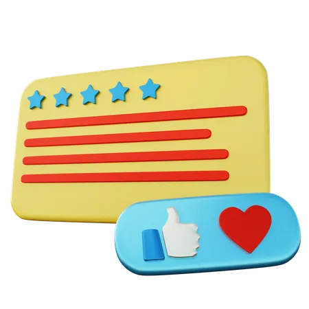 Five Star Review  3D Icon