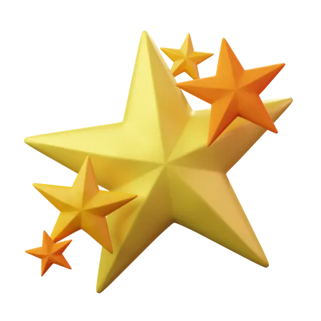 Five Stars  3D Emoji