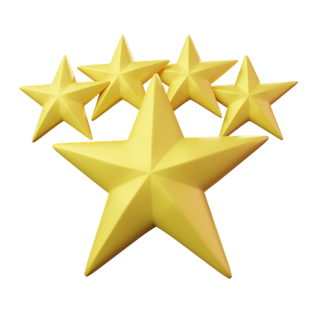 Five Stars  3D Emoji