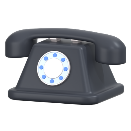 Téléphone fixe  3D Icon