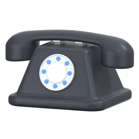 Téléphone fixe  3D Icon