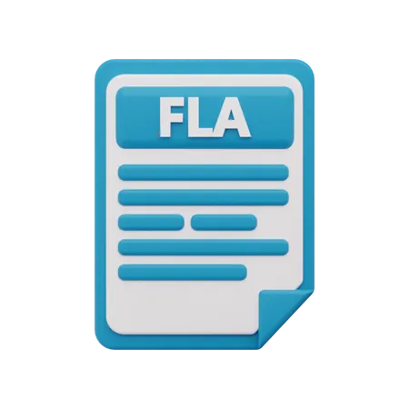 Fla file  3D Icon