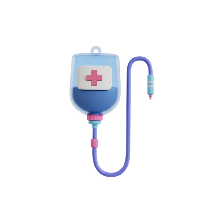 Bouteille de perfusion  3D Icon