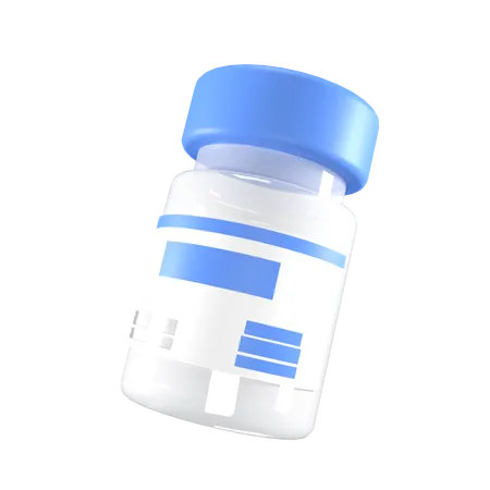 Bouteille de vaccin  3D Icon