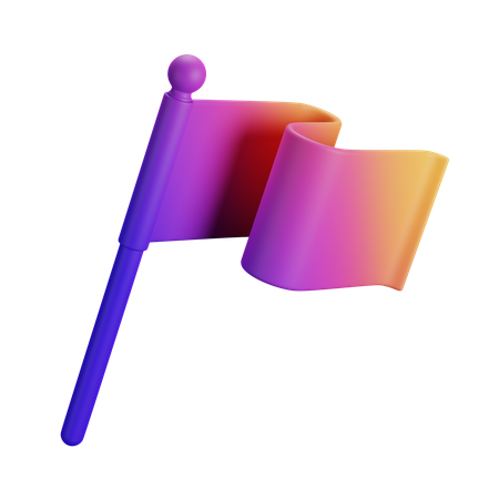 Flag  3D Icon