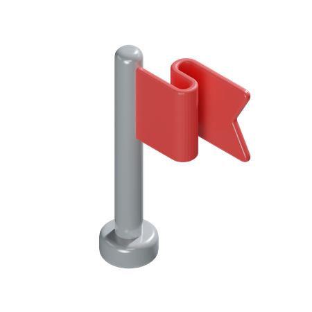 Flag  3D Icon