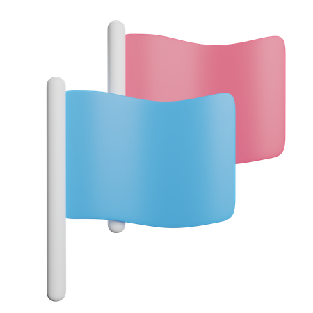 Flag  3D Icon