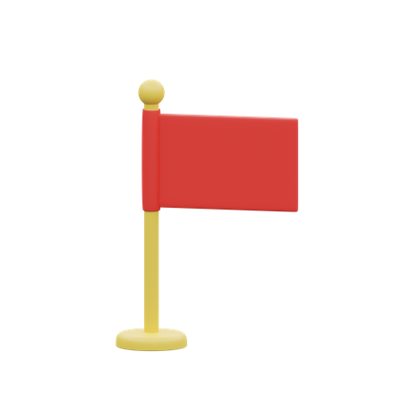 Flag  3D Illustration