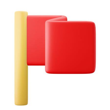 Flag Goal  3D Icon