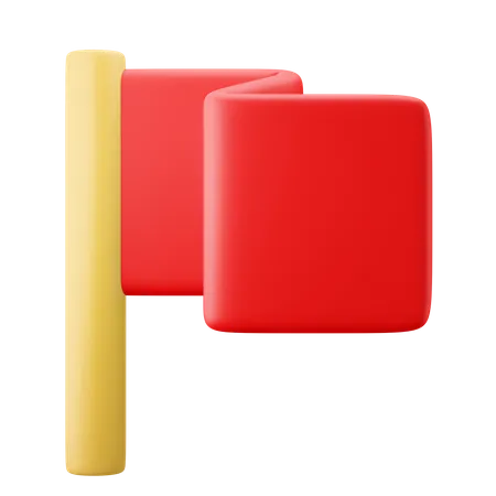 Flag Goal  3D Icon