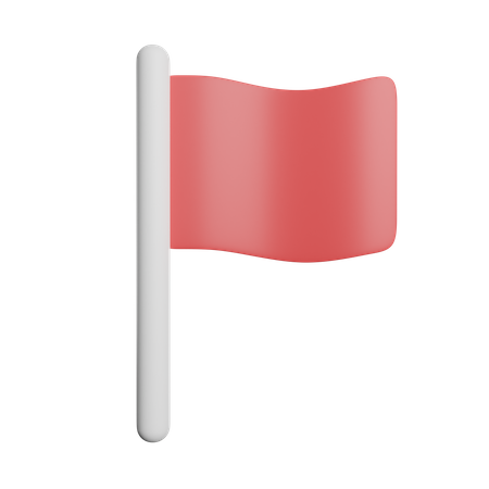 Flag Mark  3D Icon