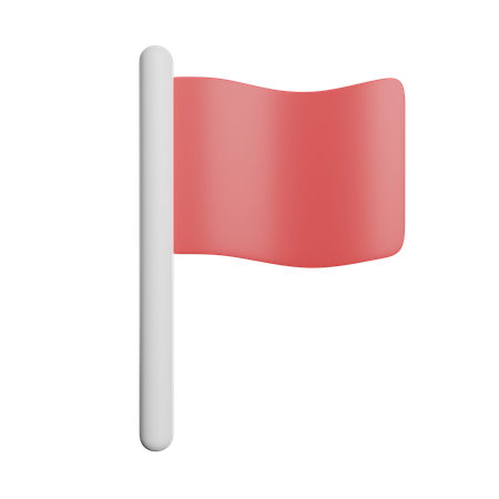Flag Mark  3D Icon