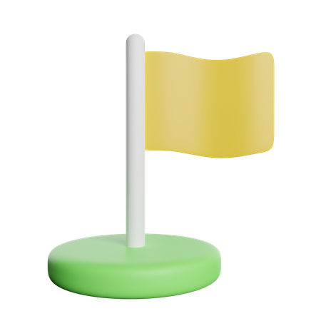 Flag Mark  3D Icon