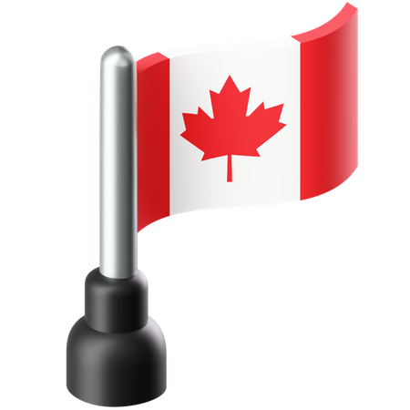 Flag of Canada  3D Icon