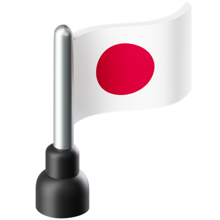 Flag of Japan  3D Icon