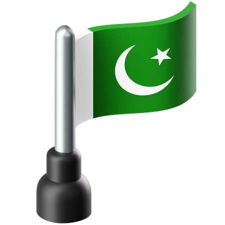 Flag of Pakistan  3D Icon