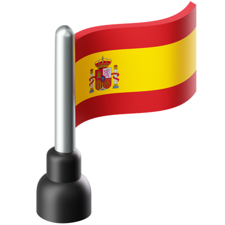 Flag of Spain  3D Icon