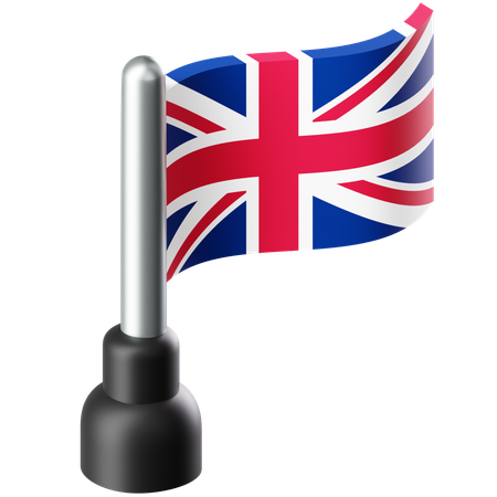 Flag of United Kingdom  3D Icon