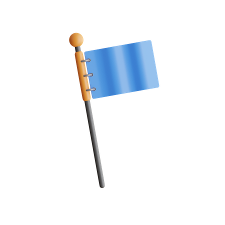 Flag Point  3D Icon