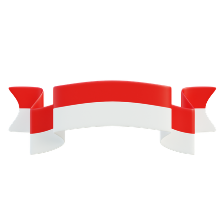Flag Ribbon  3D Icon