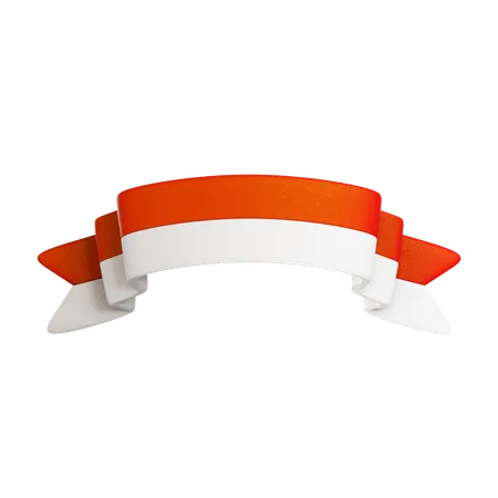 Flag Ribbon  3D Icon