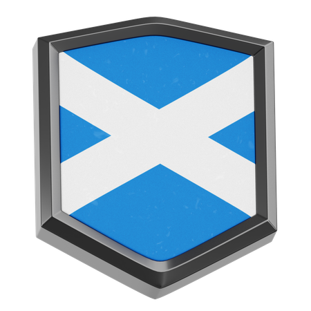 Flag Shield 2  3D Icon