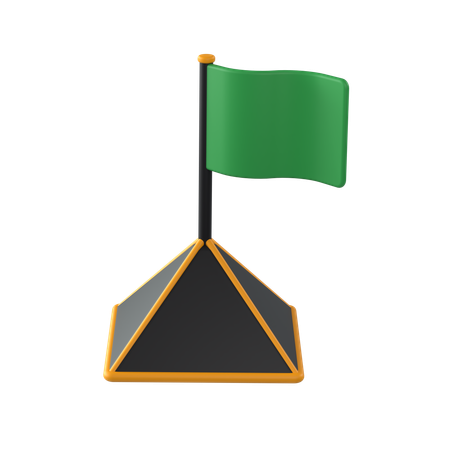 旗駅  3D Icon