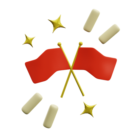 Flagge  3D Icon