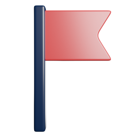 Flagge  3D Icon