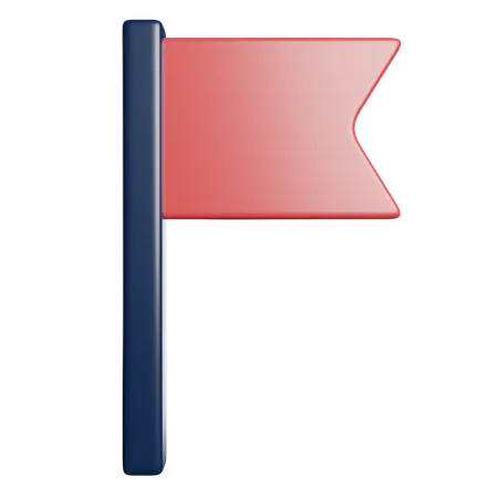 Flagge  3D Icon