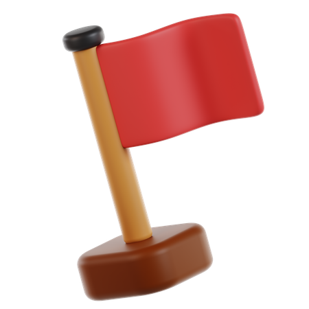 Flagge  3D Icon