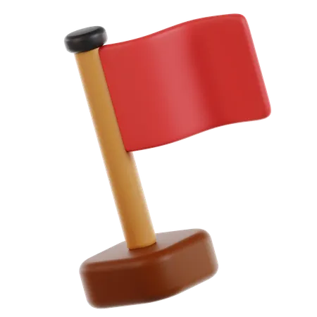 Flagge  3D Icon
