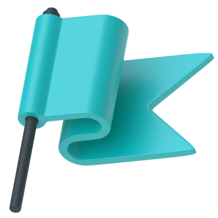 Flagge  3D Icon