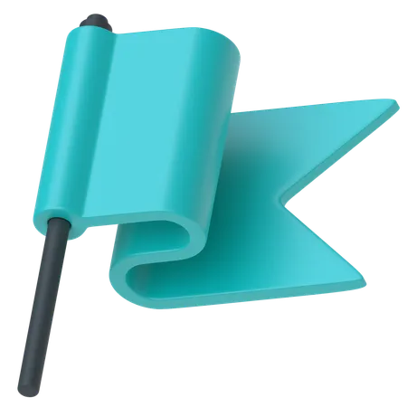 Flagge  3D Icon
