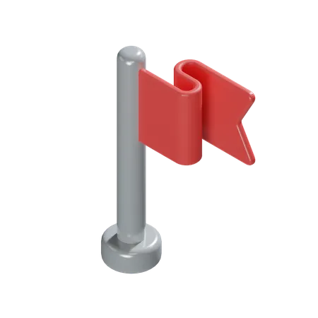 Flagge  3D Icon
