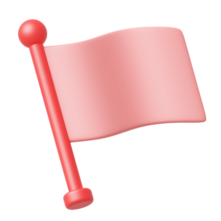 Flagge  3D Icon