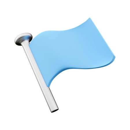 Fertige Flagge  3D Icon