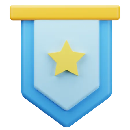 Flagge  3D Icon