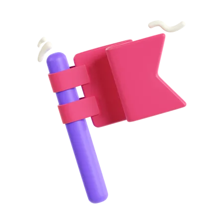 Flagge  3D Icon