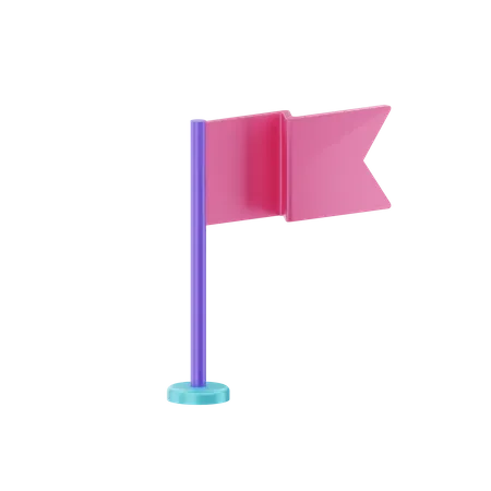 Flagge  3D Icon