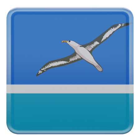 Flagge der Midwayinseln  3D Icon