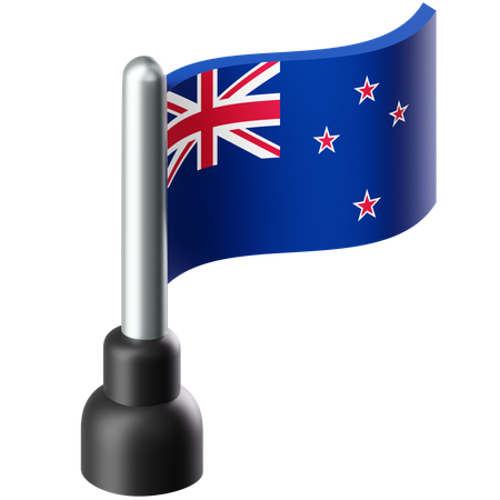 Flagge von Neuseeland  3D Icon