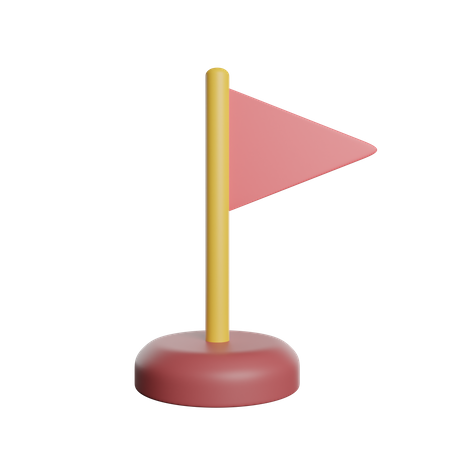 Flaggenmarke  3D Icon
