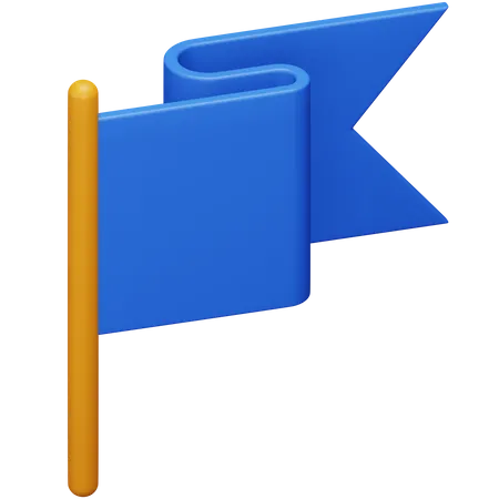 Flaggenmarke  3D Icon