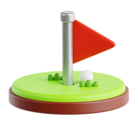 Flaggenstock  3D Icon