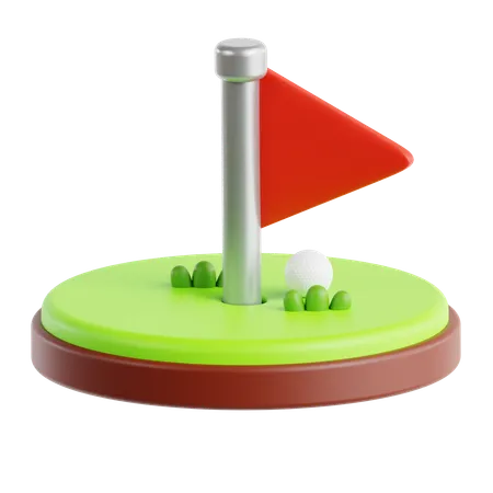 Flaggenstock  3D Icon