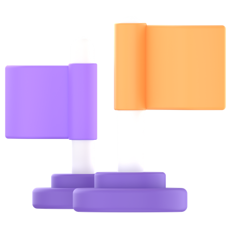 Flags  3D Icon