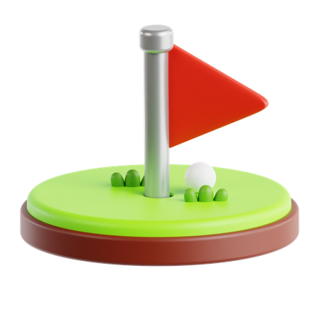 Flagstick  3D Icon